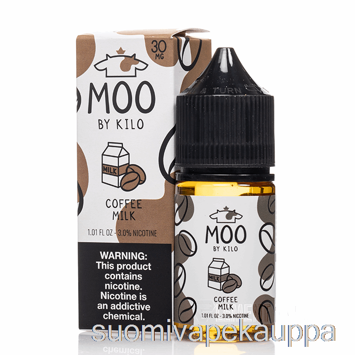 Vape Kauppa Kahvi Maito - Moo Suolat - 30ml 50mg